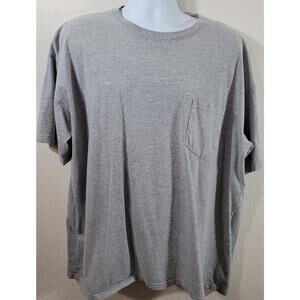 Austin Clothing Co. Gray Heathered Front Single Pocket Shirt XL Lightweight Soft
